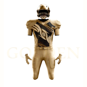 Uniformes de Fútbol Americano de Alta Calidad para Hombre, Conjuntos Deportivos Ligeros 100% Poliéster, Colores Personalizables, Servicio OEM - Product Image 4