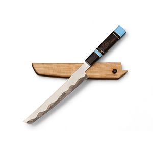 มีดทำครัวทำมือ ใบมีดสแตนเลสคุณภาพสูง ด้ามจับทำจากเรซิ่น - Product Image 1