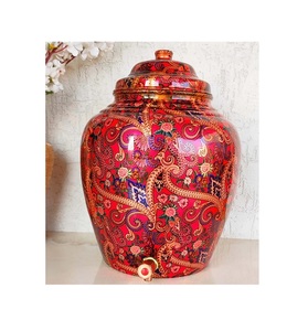 Unique pure copper <b>water</b> <b>dispenser</b> with premium handcrafted detailing and Ayurvedic benefits <b>for</b> kitchen use - Product Image 2