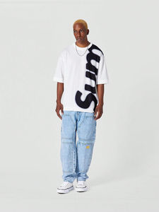 Camiseta de alta calidad 100% algodón, extragrande, lisa, con cuello redondo, para hombre, personalizada con impresión de logotipo. - Product Image 3