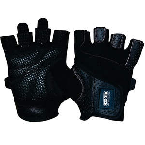 2024 Model NEW Genuine Leather Outdoor Sport Mesh Half Finger <b>Gym</b> Gloves men women Fitness <b>Weight</b> Lifting gloves - Product Image 2
