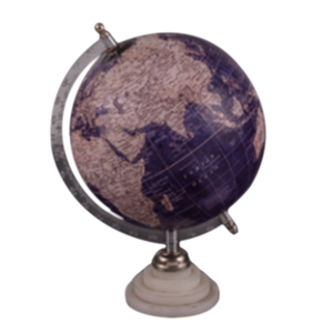 Globe du monde en métal fabriqué à la main avec support, parfait pour la décoration de la maison élégante, l'affichage vintage et la décoration de table de bureau - Product Image 4