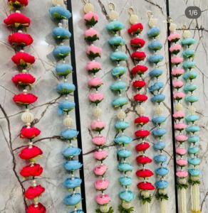 Guirlande artificielle de fleurs de pivoine indienne pour décoration de mariage toile de fond décor à la maison célébrations festives et style d'événement - Product Image 1