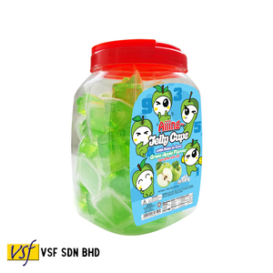 Aiiing Fruit Mini Jelly Cup Aiiing Jelly Cup avec Nata De Coco Green Apple Manzana verde Flavor 25g x 50 pcs x 6 pots - Product Image 1