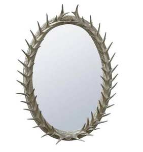 Oval Shape Aluminium Frame Handmade Design Glass Made <b>Wall</b> <b>Mirror</b> High Selling Decorative <b>for</b> <b>Bedroom</b> Living Room Hotel Use - Product Image 1