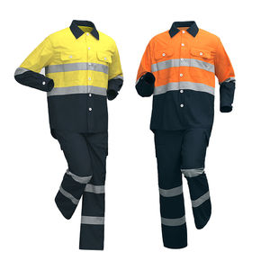 Ropa de trabajo de alta visibilidad de construcción, ropa de trabajo de alta calidad, monos uniformes duraderos, camisa reflectante de seguridad Industrial para hombres - Product Image 2