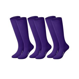 Calcetines Deportivos de Compresión de Algodón para Hombre, Unisex, con Logotipo Personalizado, Diseño Sólido para Baloncesto, Fútbol, Grupo de Edad Juvenil - Product Image 3