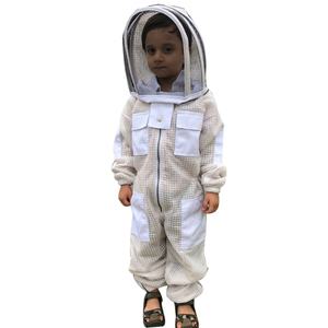 Traje de apicultura para niños de alta calidad transpirable y duradero con diseño ventilado protección contra picaduras ajuste cómodo para niños - Product Image 3