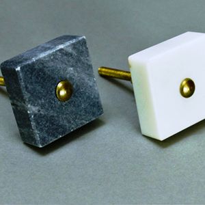 Perilla de Mármol para Cajón, Tirador de Latón para Armario, Perilla para Puerta de Armario, Color, Forma y Tamaño Personalizados, Hecho en India - Product Image 1