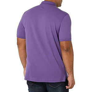 Polo de golf pour hommes de haute qualité design personnalisé court longueur décontracté intelligent brodé sport anti-rides tricoté vente en gros - Product Image 5