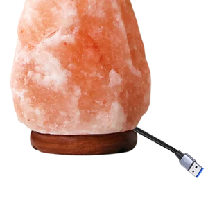Nouvelle arrivée prix bon marché lampe Usb au sel de cristal de l'Himalaya pour la décoration de la chambre lampe Usb au sel de l'Himalaya naturel fabriqué à la main - Product Image 5