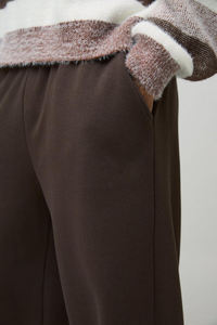 OEM/ODM hecho a medida 100% algodón de gran tamaño pantalones acampanados para hombre pantalones de chándal holgados de pierna ancha lavados para Otoño e Invierno - Product Image 3