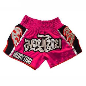 High Quality Factory Wholesale Plain Stretchy Fight Boxing Muay Thai Shorts - Product Image 5