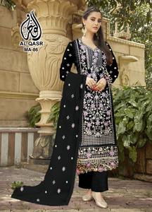 Latest Designer Heavy Faux Georgette Hand Work Kurti Set by Fab Zone <b>Indian</b> & <b>Pakistani</b> <b>Clothing</b> - Product Image 5