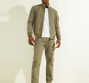 Survêtement en nylon personnalisé en gros, coupe-vent unisexe en nylon/polyester, ensemble de survêtement en polyester - Product Image 3