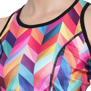 Ensemble de yoga athleisure pour femmes, vêtements de sport respirants sur mesure, taille haute, imprimés par sublimation, vente en gros - Product Image 5