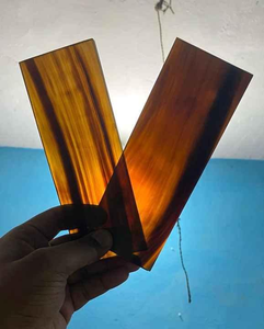 แผ่นเขาควายธรรมชาติเป็นมิตรกับสิ่งแวดล้อมแผ่นขัดเงาแกะสลักทำด้วยมือสไตล์ทันสมัยตกแต่งบ้านโดยหัตถกรรมซานิยะ - Product Image 4