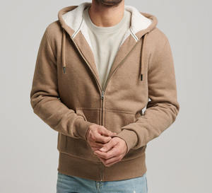 Sudadera con Capucha de Felpa Gruesa de 350, 400, 420, 500 Gsm, de Algodón y Poliéster, Unisex, con Logotipo Personalizado del Fabricante de Ropa, para Hombre - Product Image 1