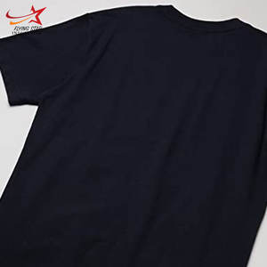 Camiseta extragrande de manga corta con refrigeración personalizada para hombre, ropa de punto de color sólido con serigrafía - Product Image 3