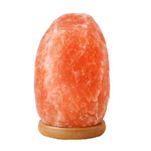 Vente en gros de lampe naturelle au sel de l'Himalaya rose en cristal sculpté Veilleuse de roche Décoration de chambre à coucher Salon Cadeau Spa Éclairage de la maison - Product Image 1