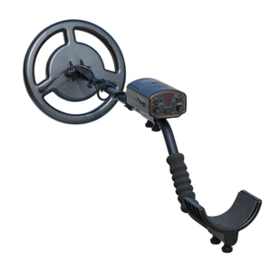 Detector de metales con bobina de búsqueda circular y mango ajustable para escaneo del suelo - Product Image 1