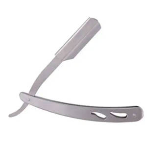 Maquinilla de afeitar de peluquero de borde recto de acero inoxidable para hombre profesional, cuchillo de afeitar plegable japonés con afeitadora Manual - Product Image 3