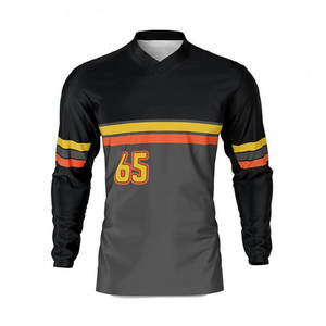 Prix de gros Maillot de motocross pour hommes Manches longues 100% polyester Séchage rapide Respirant Chemises de motocross - Product Image 1