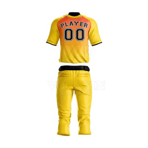 Best Selling Custom Design Baseball Uniform Customized Logo 100% Polyester Fabric Baseball Uniform - Product Image 2