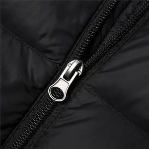 เสื้อแจ็กเก็ตขนเป็ดตัวสั้นสำหรับผู้หญิงมีซิปปิดสำหรับใส่กลางแจ้งโลโก้ได้ตามต้องการฤดูหนาว - Product Image 3