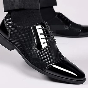 Zapatos de cuero para hombre de tamaño personalizado y mejor estilo, zapatos de cuero para hombre de nuevo diseño para adultos, zapatos de cuero ligeros para hombre - Product Image 4