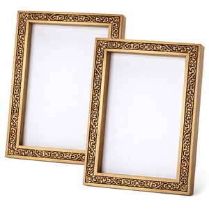 Cadre photo en bois de luxe avec motif géométrique, cadre de table décoratif, cadre photo en bois élégant pour la maison ou le bureau - Product Image 6