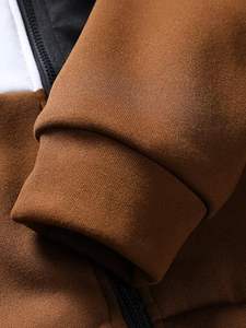 Survêtements pour hommes Sweaty Rocks, blocs de couleur, décontractés, sweat-shirts à manches longues, fermeture éclair intégrale, pantalons de survêtement, tenues 2026 - Product Image 4