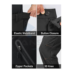 Pantalones de Esquí Impermeables para Hombre, Pantalones de Snowboard Aislantes y Cálidos para Invierno, con Tirantes Ajustables, Resistentes al Viento y a la Nieve - Product Image 6