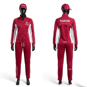 Conjunto Deportivo de Tenis para Mujer, Premium, 280 GSM, Tela de Poliéster y Spandex, Diseño de Paneles en Beige, Verde Azulado, Rojo y Blanco, Logotipo Personalizado por Sublimación - Product Image 4