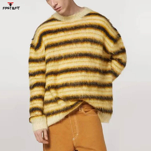 2026 Collection nouvelle mode col rond hiver Design personnalisé respirant laine/cachemire avant séchage rapide pull hommes chandails - Product Image 3