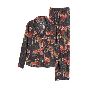 Conjuntos de Pijamas de Verano para Mujer, Cintura Elástica de Satén, Tallas Grandes, Sin Mangas, Ropa de Dormir - Product Image 6