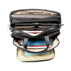 2024 vente en gros véritable 100% sac d'ordinateur portable en cuir de haute qualité sac d'ordinateur portable en cuir pour unisexe avec personnalisation - Product Image 5