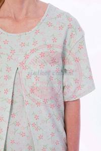 ชุดพยาบาลสำหรับผู้ป่วยแขนยาวครึ่งท่อนทำจากผ้าโพลีเอสเตอร์/ ผ้าฝ้ายแบบใช้ซ้ำได้ใช้ทุกวัน - Product Image 3