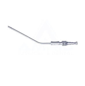 Tube d'aspiration manuel Frazier 9FR en acier inoxydable allemand, norme de sécurité MOL, garantie de 5 ans par amrid surgical - Product Image 1