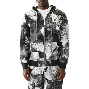 Sudadera con capucha cálida de invierno para hombre de la mejor calidad, suéter de algodón de diseño personalizado, ropa con patrón de impresión, sudadera térmica - Product Image 1