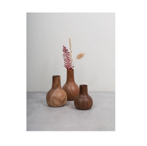 Vase à fleurs en bois Offre Spéciale Home Garden Smart Pots forme unique décoratif extérieur et balcon décoratif - Product Image 6