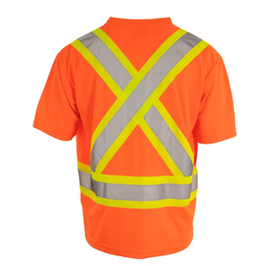 T-shirt de sécurité de style personnalisé pour les hommes T-shirt de sécurité à manches courtes avec impression personnalisée de bonne qualité - Product Image 2