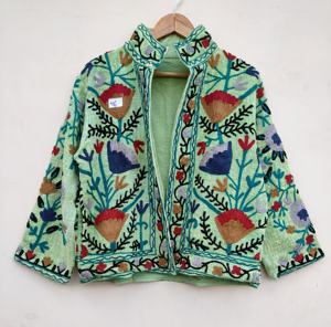 Attractive Hand Embroidered Suzani Jacket for Women Spring Bohemian Boho Women <b>Coat</b> Festival Special Gift - Product Image 2