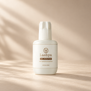 Removedor de Gel para Extensiones de Pestañas, 15 ml, Botella Blanca, Herramienta de Cuidado para Salón de Belleza - Product Image 1