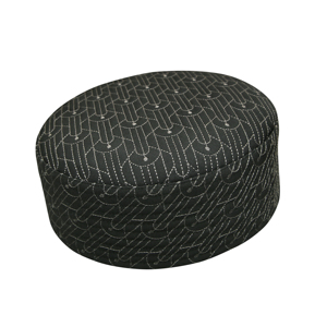 Chapeau de Kufi de prière islamique brodé Idrees de qualité supérieure Logo personnalisé et tailles Poly-Cotton Expert Stitching Casual Daily Wear - Product Image 2