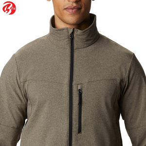 Chaqueta Softshell para hombre más vendida, de moda y secado rápido con cuello levantado, ropa de protección solar duradera y elegante - Product Image 5