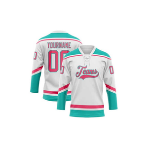 Maillot de hockey sur glace de l'équipe internationale bon marché personnalisé de fabricant professionnel avec le prix raisonnable confortable de logo de broderie - Product Image 6