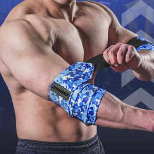 Top Vente Enveloppes de coude d'haltérophilie de haute qualité Sangles de coude de gymnastique d'haltérophilie Logo personnalisé Enveloppe de coude robuste - Product Image 2