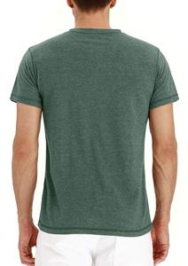 Camiseta para hombre, camiseta para hombre, camisetas para hombre, venta al por mayor, 220g, Camiseta de algodón Pima liso de alta calidad, camiseta ajustada personalizada - Product Image 3