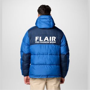 เสื้อแจ็คเก็ตยีนส์บุหนานุ่มคุณภาพสูงสำหรับผู้ชาย สไตล์วินเทจ มีฮู้ด ปักโลโก้ด้านหน้า ลายเรียบ สีพื้น ปิดด้วยซิป เหมาะสำหรับฤดูหนาว - Product Image 6